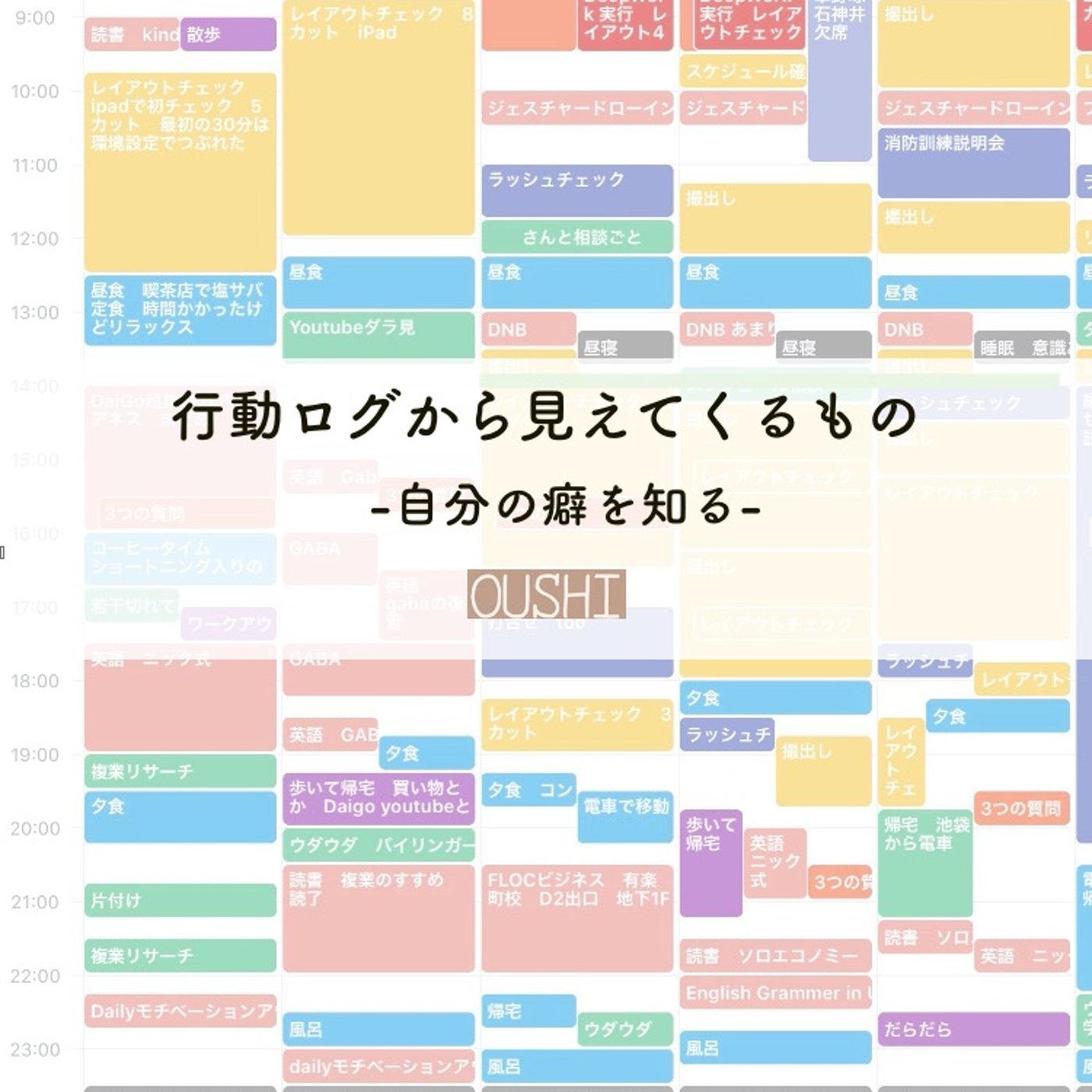 84_行動ログをつけると自分の癖が見えてくる【アニメ屋はっく】 episode artwork