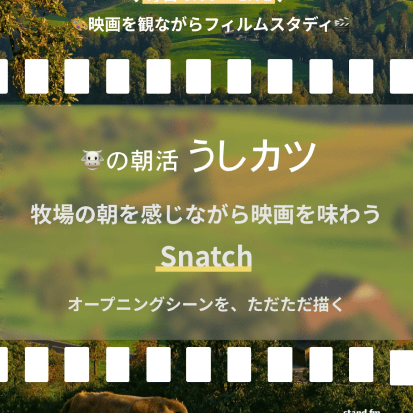 うしカツ🐮フィルムスタディ【33日目】snatch🎨 episode artwork