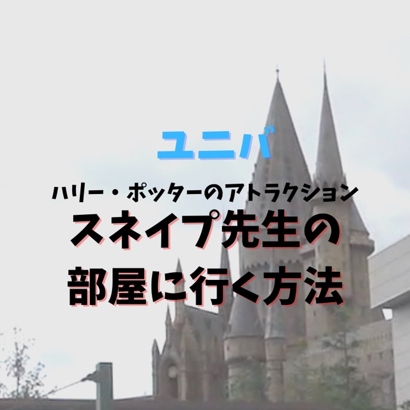#20 ハリポタのアトラクションでスネイプ先生の部屋に行く方法 episode artwork