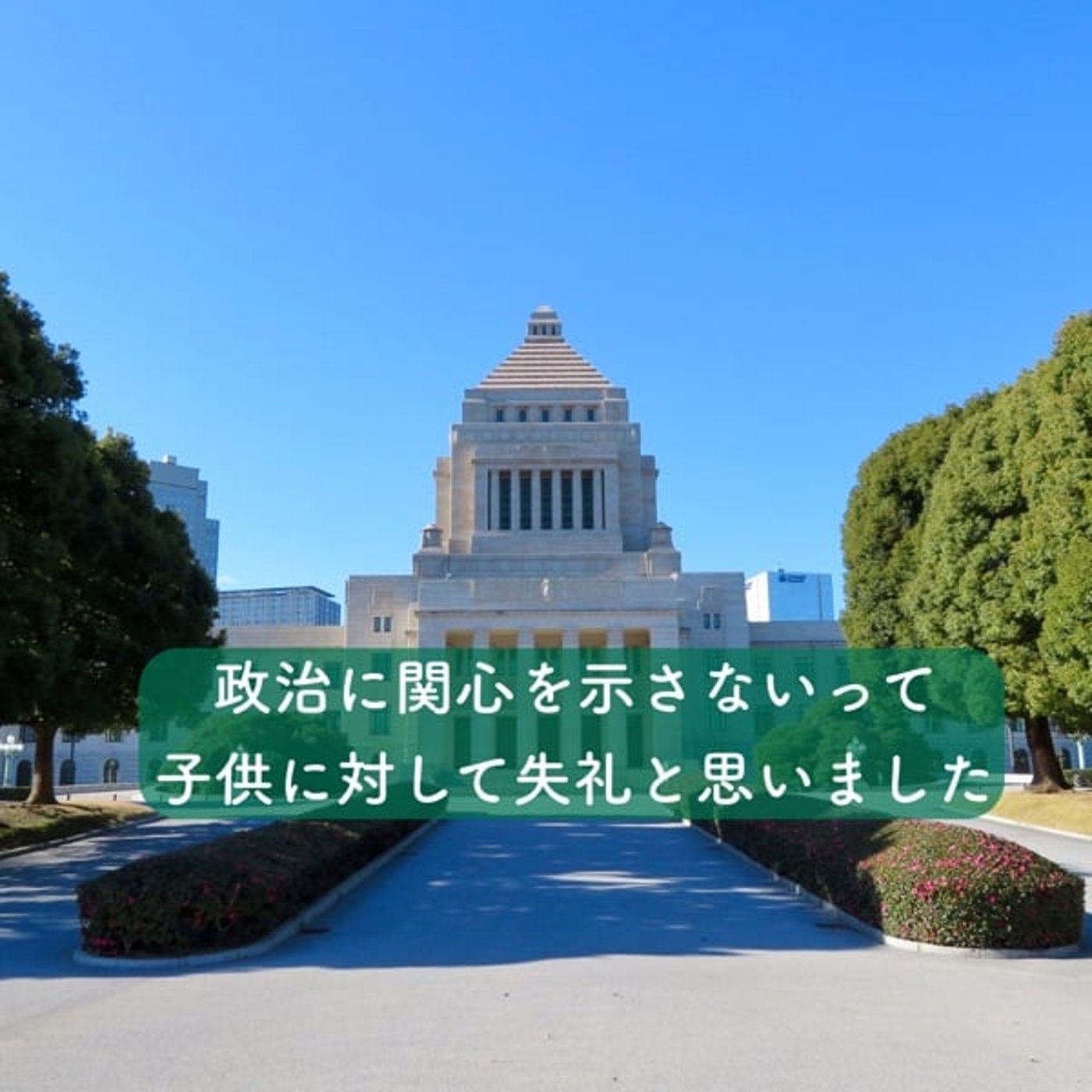 政治に関心を示さないって子供に対して失礼と思いました。 episode artwork
