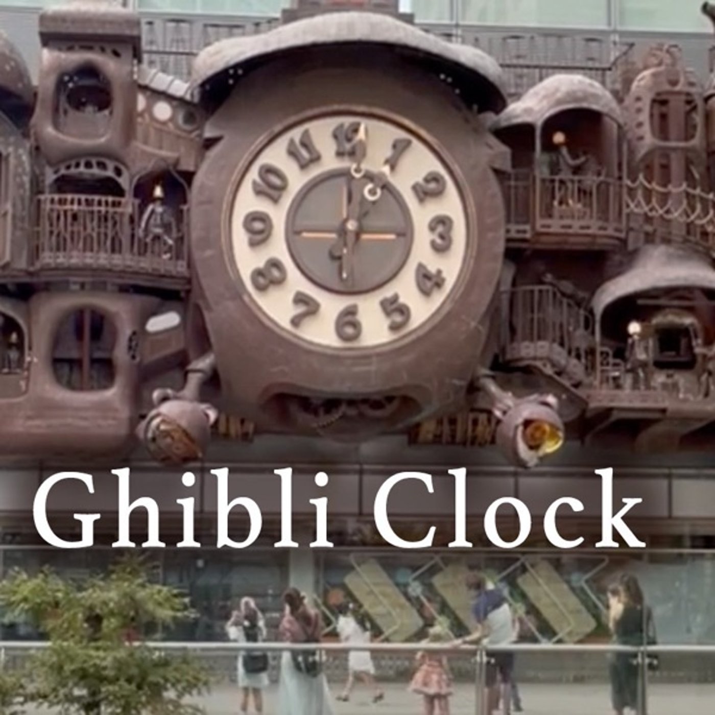 Big clock designed by Hayao Miyazaki episode artwork
