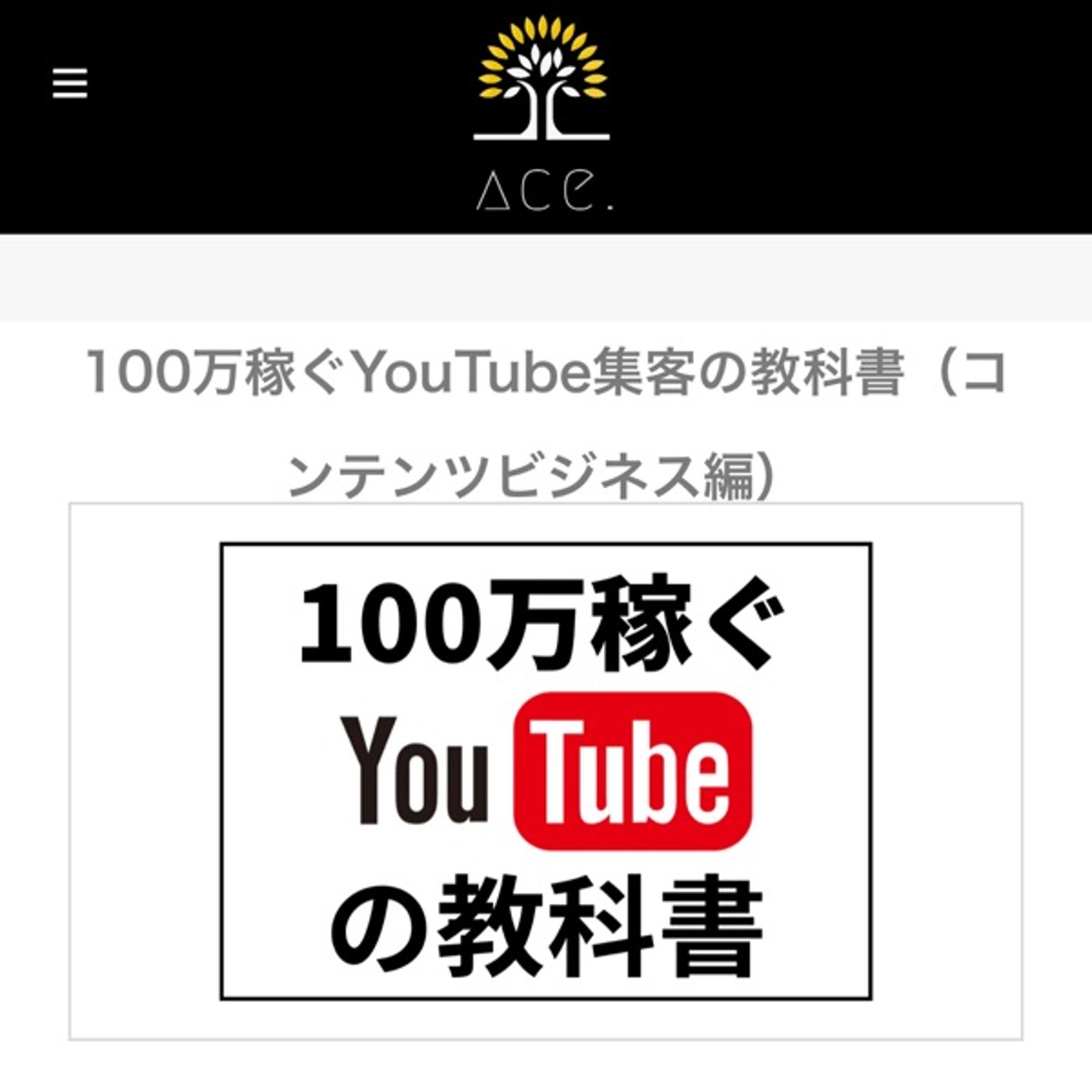 #245 【Ace.講義】100万稼ぐYouTube集客の教科書 episode artwork