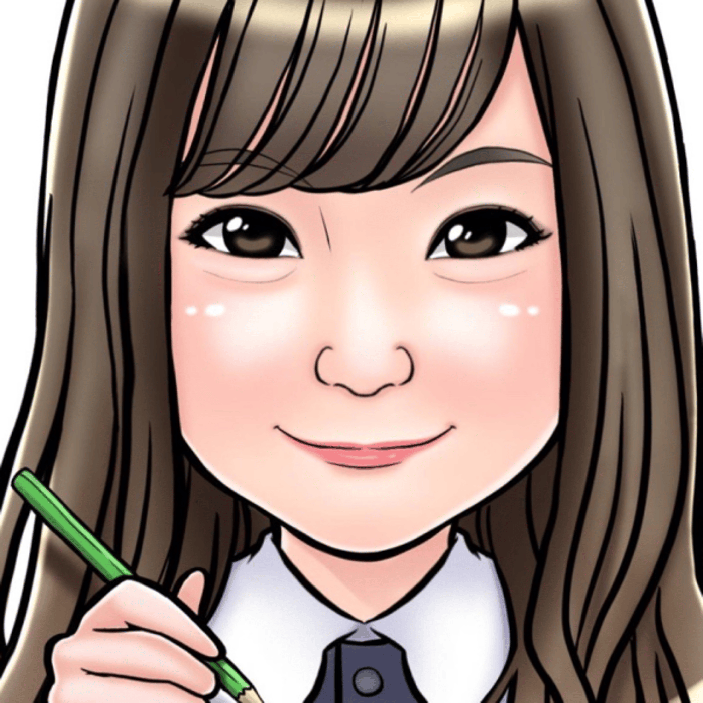 似顔絵入り名刺完成！感想をシェア episode artwork