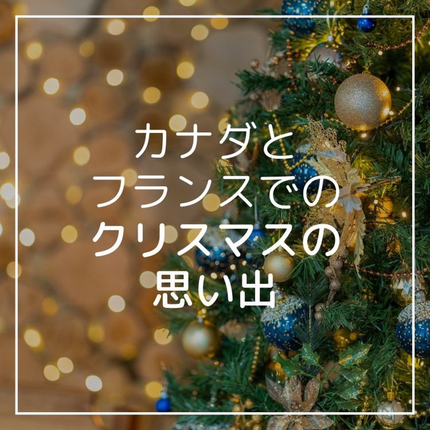 カナダとフランスでのクリスマスの思い出 episode artwork