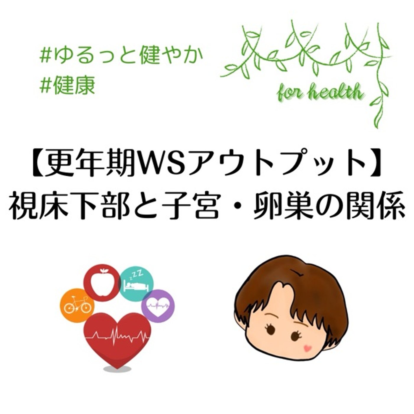 【更年期WSアウトプット】視床下部と子宮・卵巣の関係 episode artwork