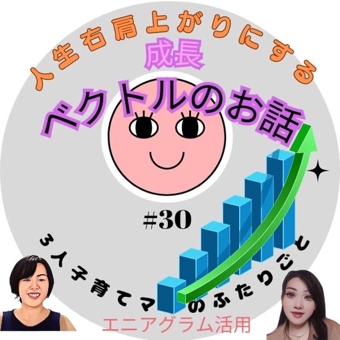 人生が右肩上がりになる成長の方向　エニアグラムのベクトルについて episode artwork