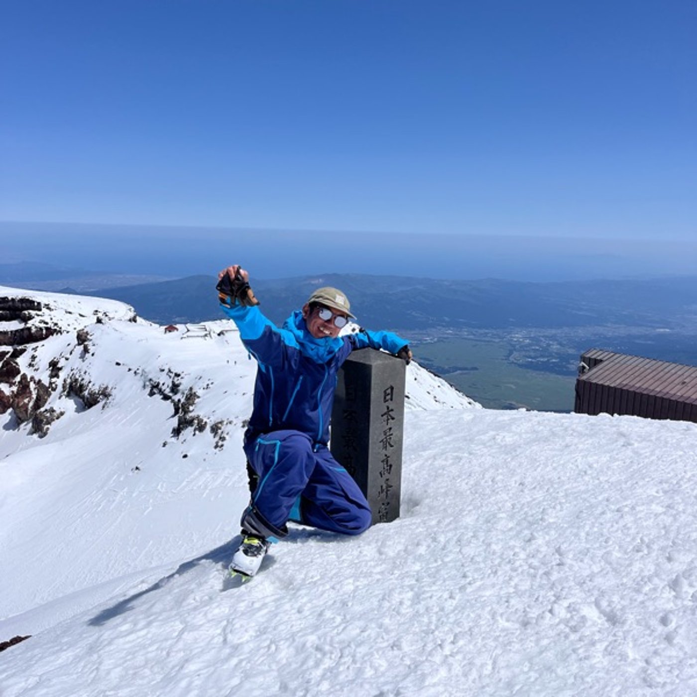 #0692 快晴！絶景が広がる富士山を滑ってきました