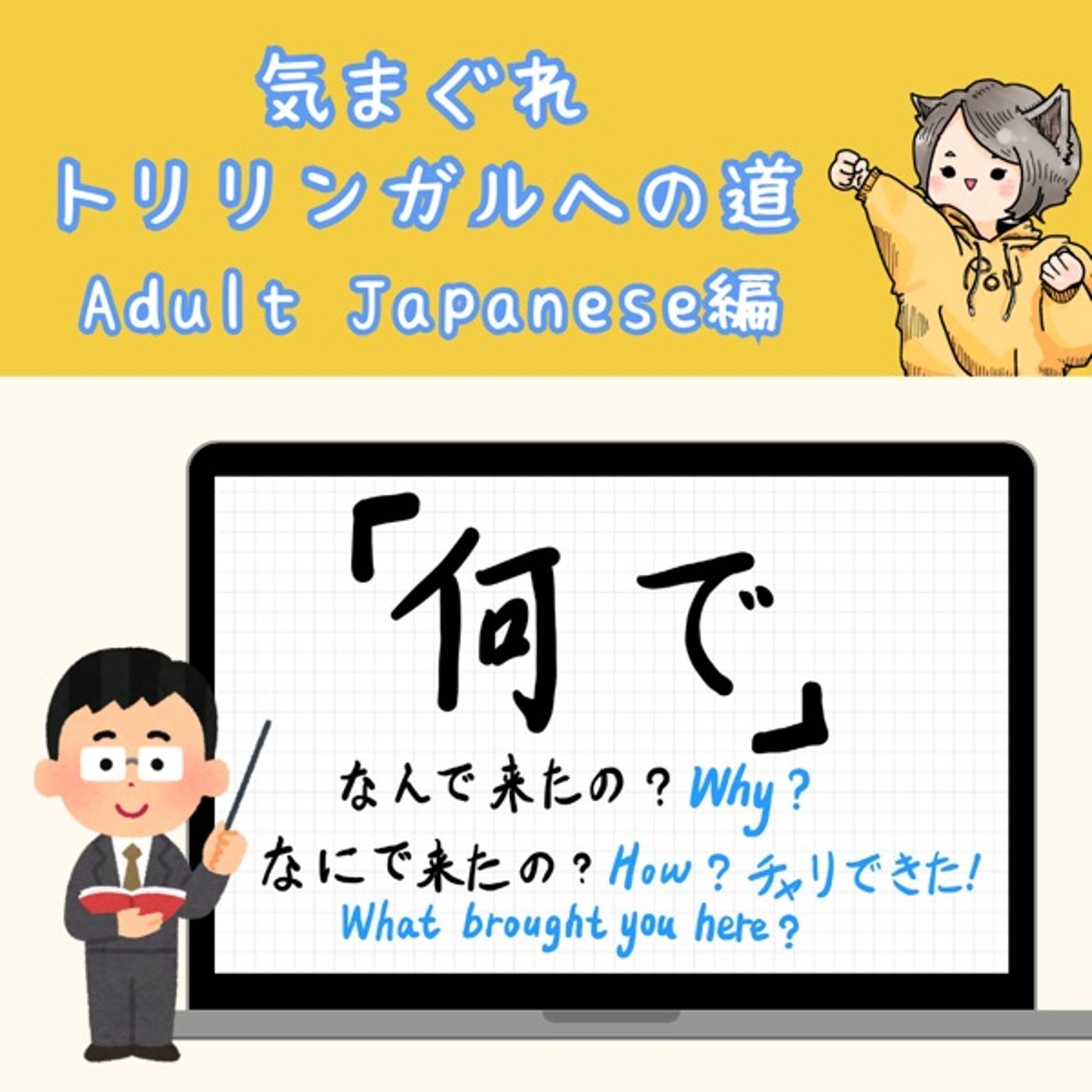 【Adult Japanese編11】「何で」の話