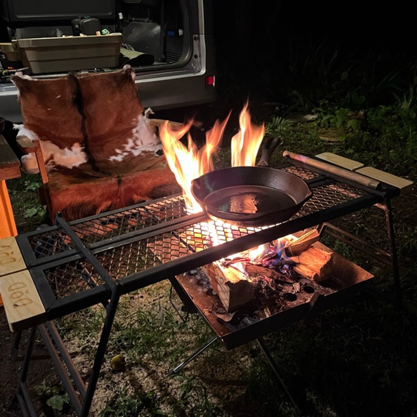 #0745 【camp Wednesday】炎と鉄と肉の武骨キャンプ