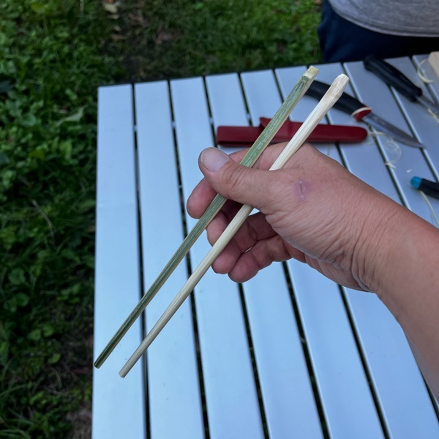 #0849【風の谷通信】竹箸をDIYしてみました
