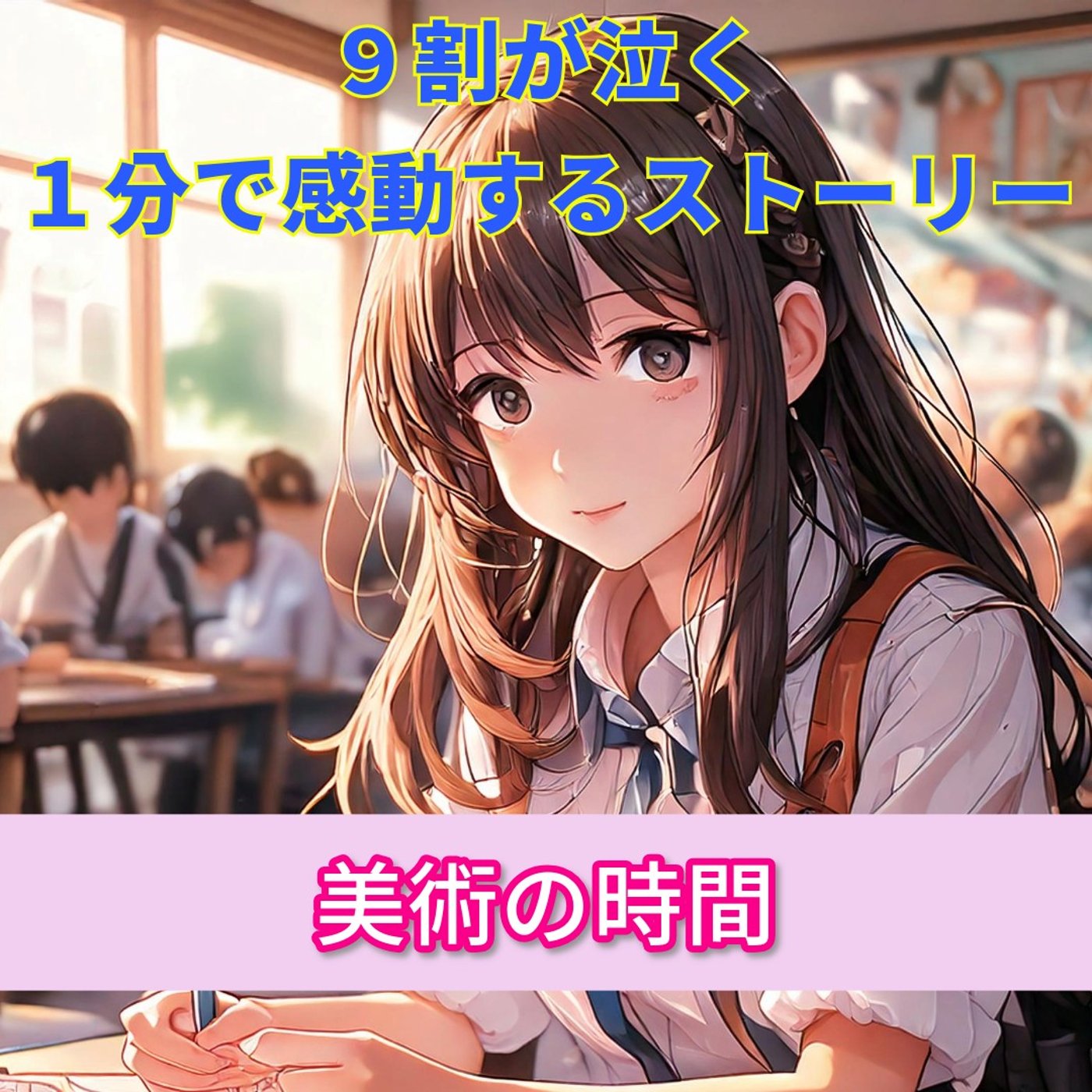 【９割が泣く１分で感動する話…美術の時間に起きた出来事にキュンとする…】 episode artwork