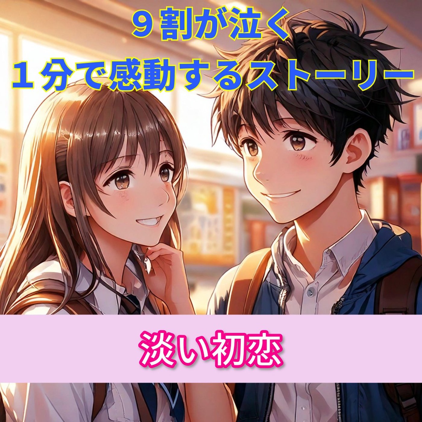【９割が泣く１分で感動する話…君への淡い初恋に心がギュッとなる…】 episode artwork