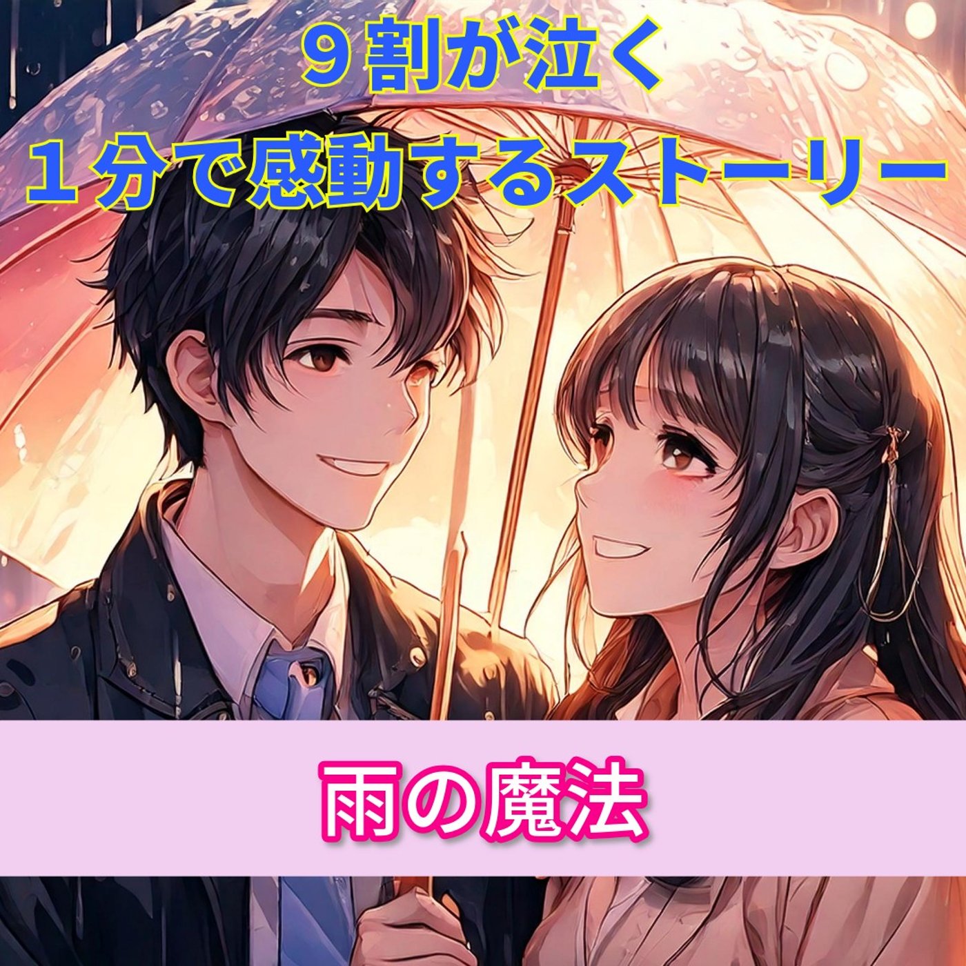 【９割が泣く１分で感動する話…雨の日の奇跡にうるっときた…】 episode artwork