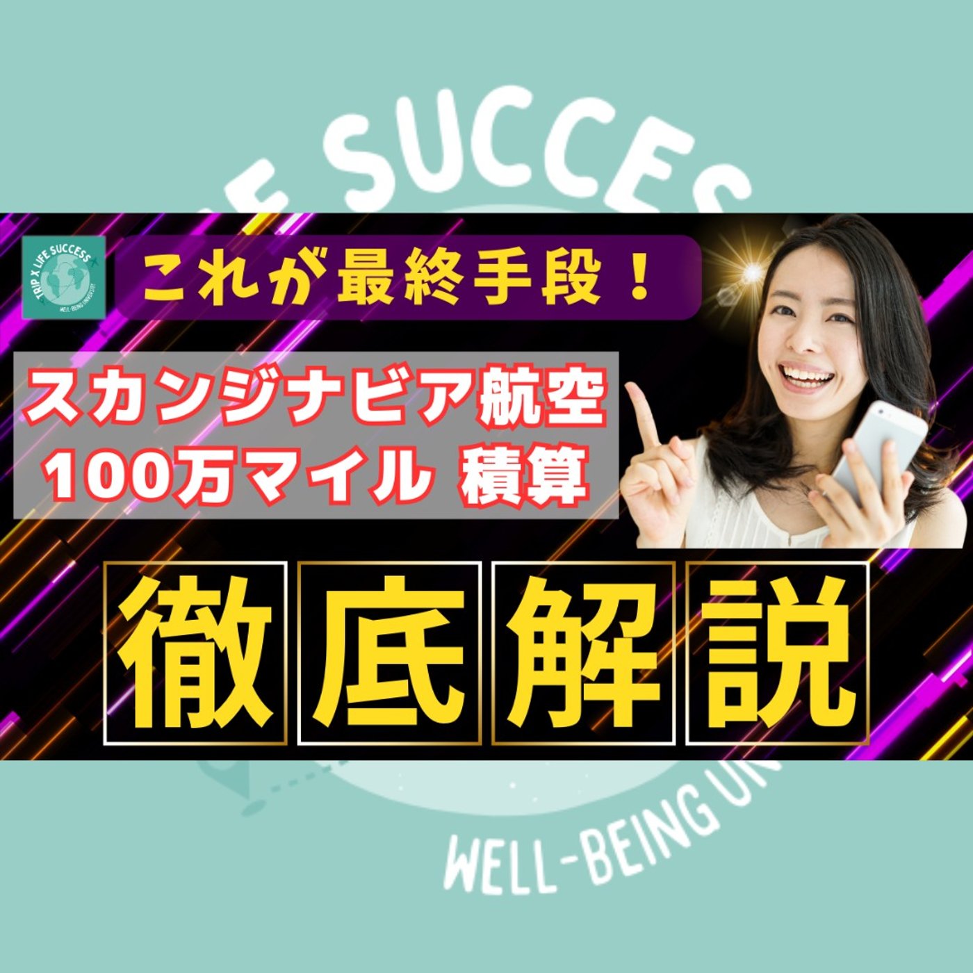 【最終手段！】積算問題 対処法 スカンジナビア航空 100万マイル キャンペーン episode artwork
