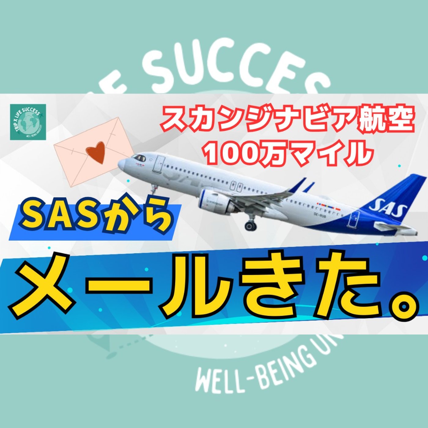 【積算問題最新情報＆ご報告】SASからのメール 100万マイル キャンペーン episode artwork