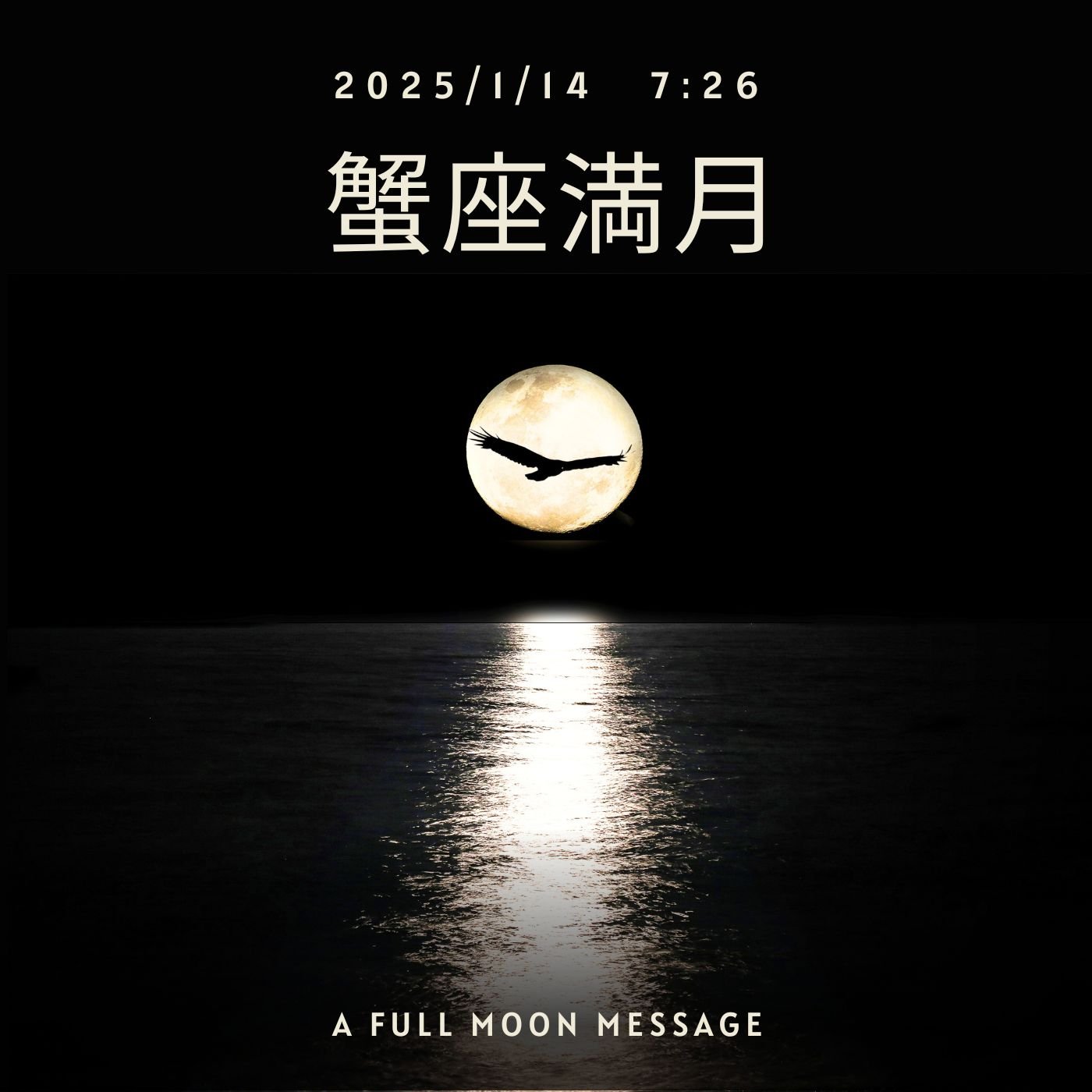 cover of episode 【満月】2025蟹座満月からのメッセージ～今こそ変化の波に乗り自分が変わる決意