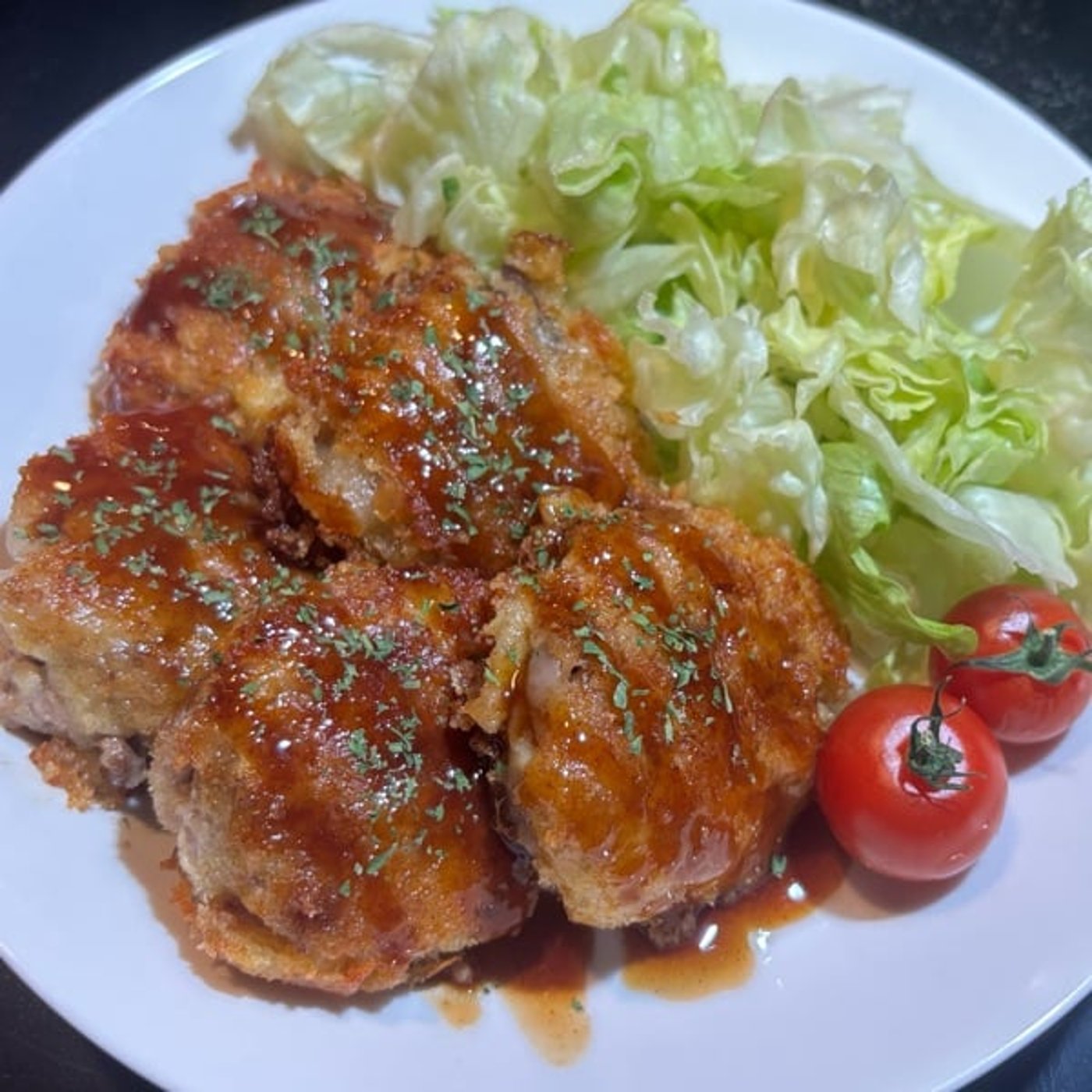 急遽！モンドの留守番お料理生配信〜ノンフライ豚こまカツ〜