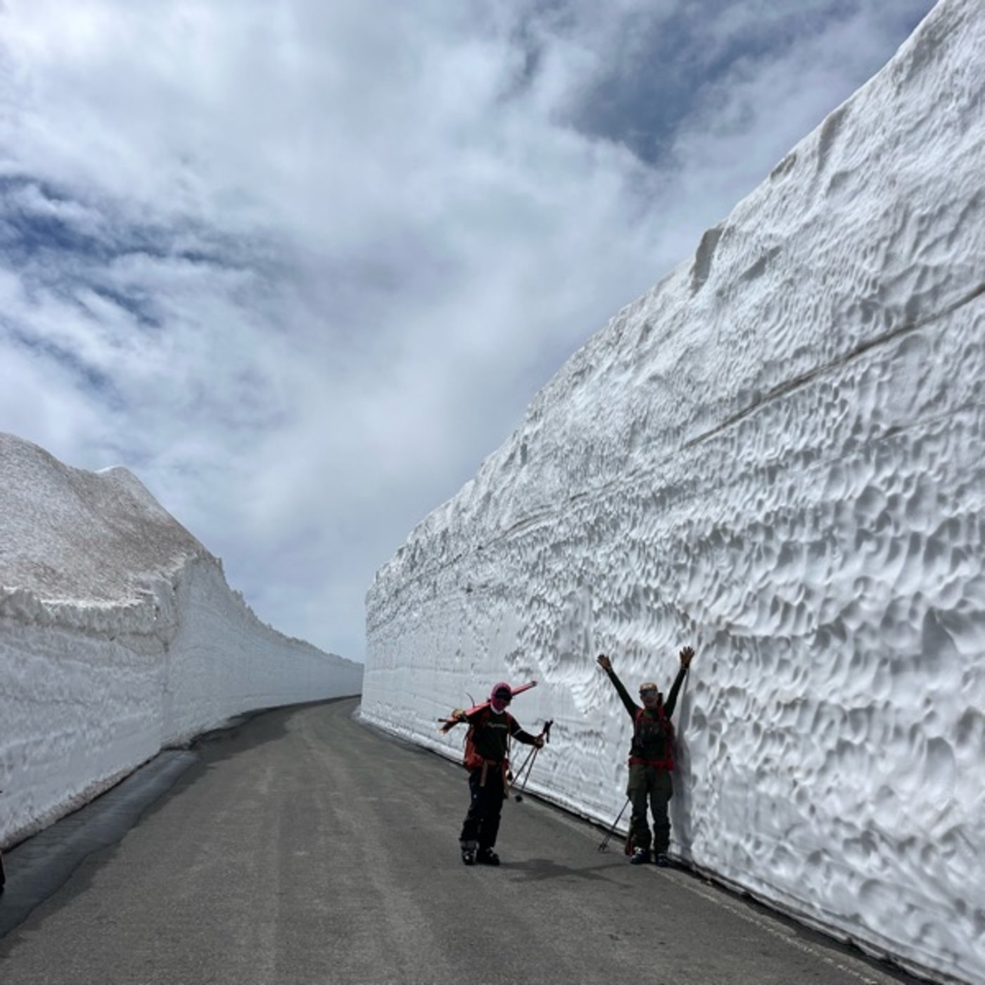 #1028【春の東北スノーキャラバン】予想外の晴れでスキーできました