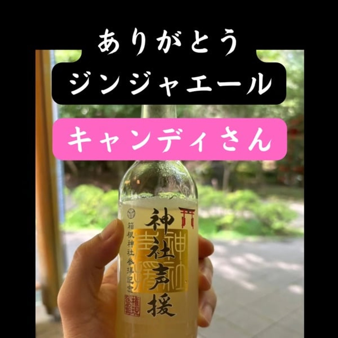 キャンディ🎀さん、ありがとうジンジャエール🙏
