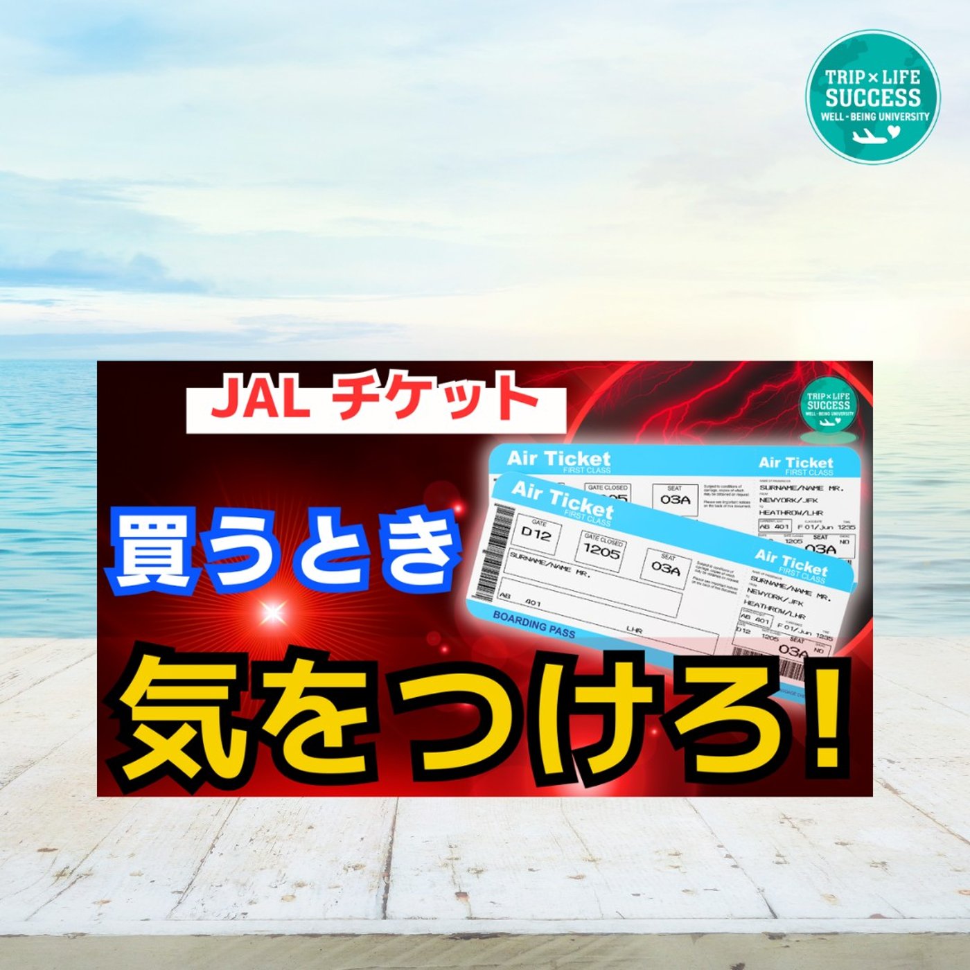 【要注意!】JAL チケット発券時に気をつけたい ポイント とは？ episode artwork