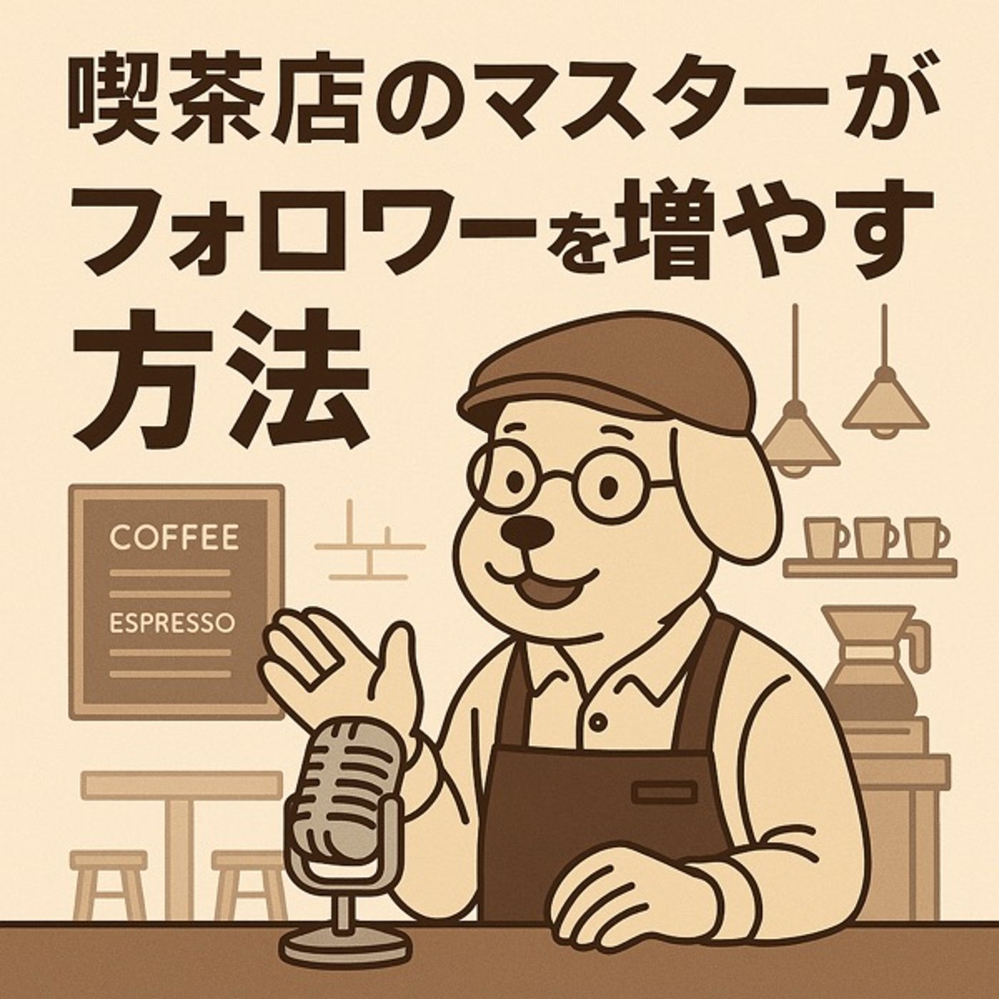 「“喫茶店のマスター”としてフォロワーを増やす方法」 episode artwork