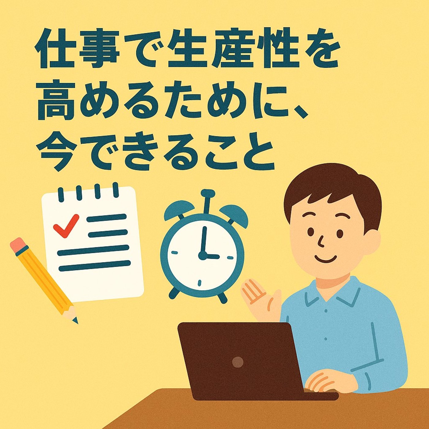今日からできる！仕事の生産性を上げるためのシンプルな工夫 episode artwork