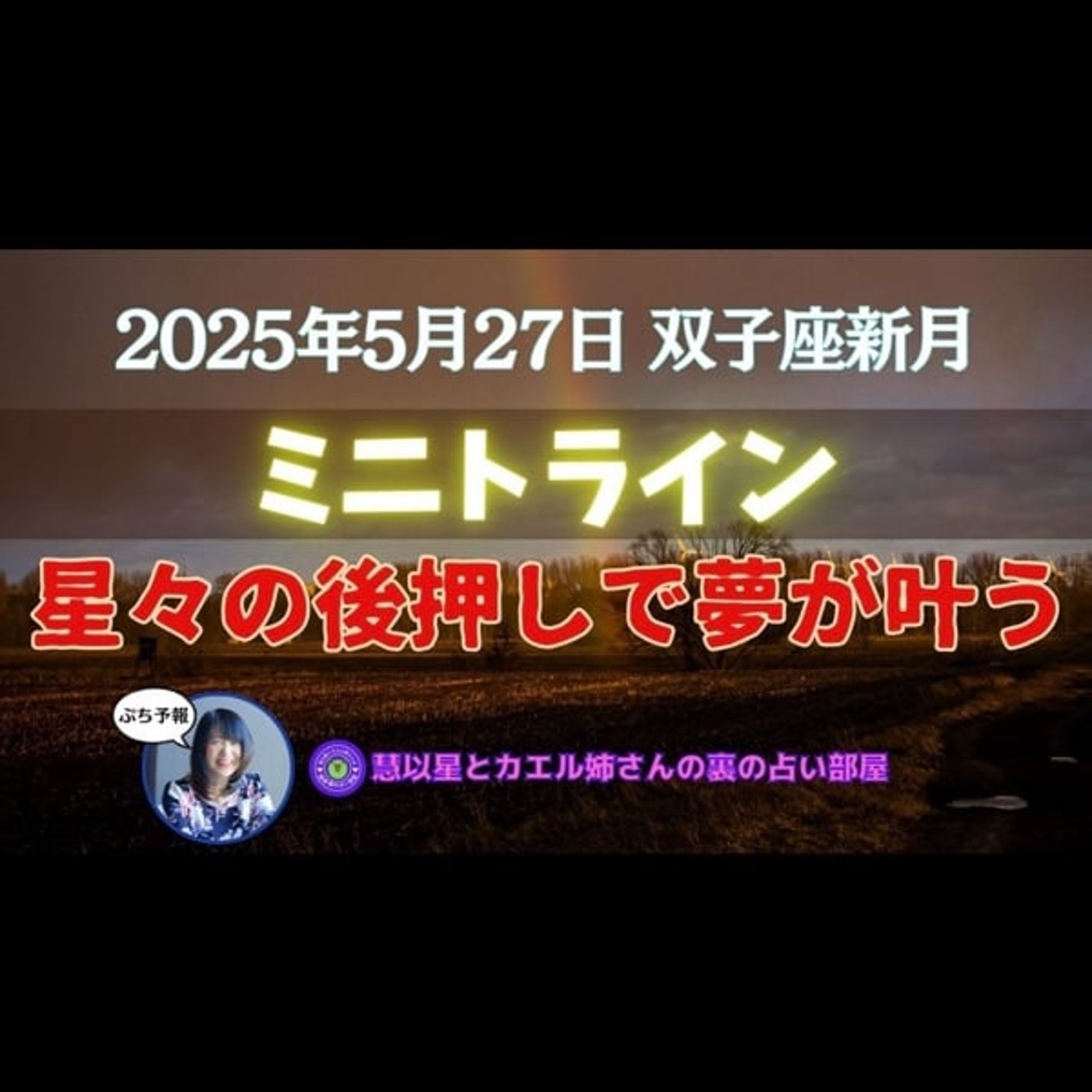 【ミニトライン🔼】25年5/27双子座新月🌕才能を分け合って理想や夢を手に入れる