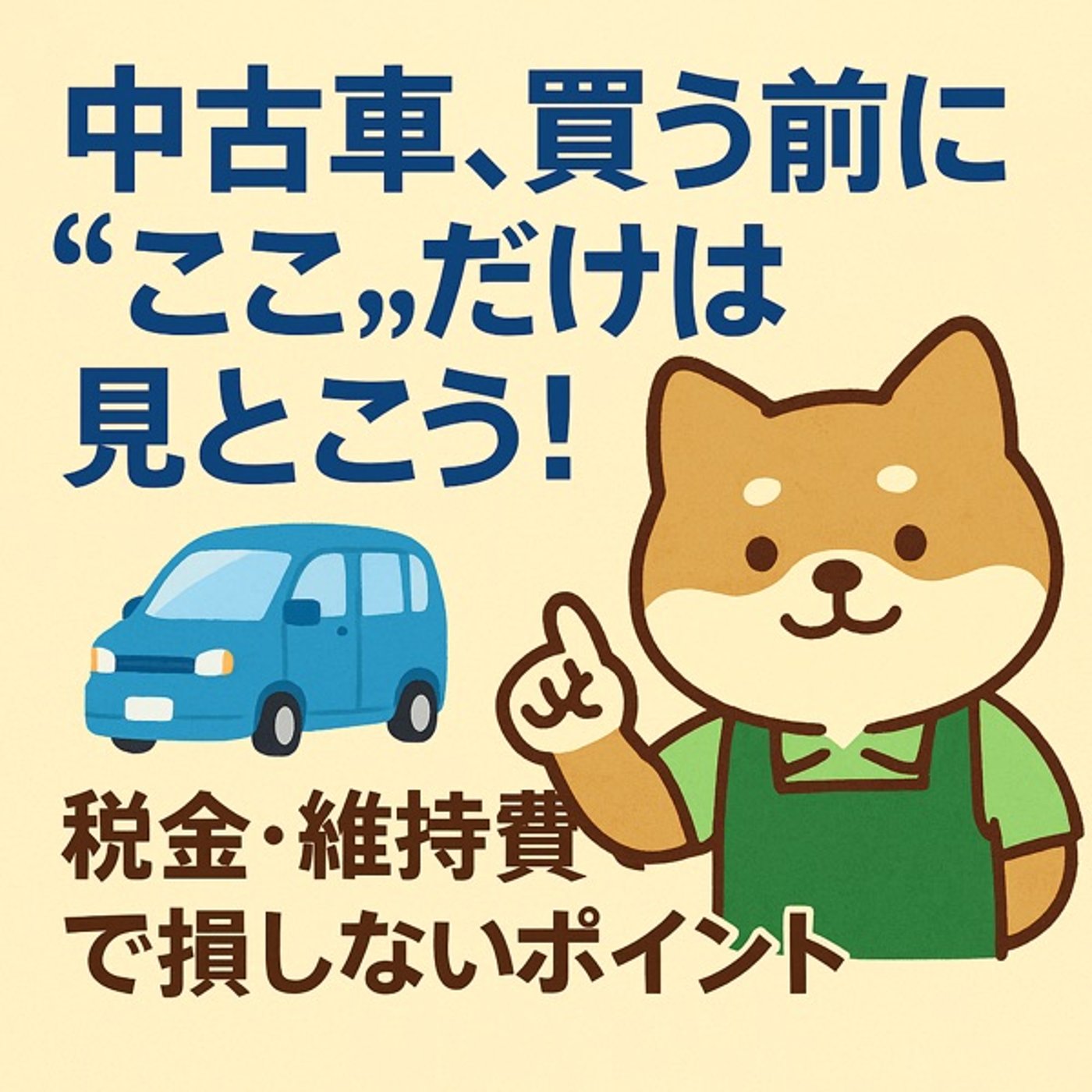 中古車、買う前に“ここ”だけは見とこう！ episode artwork