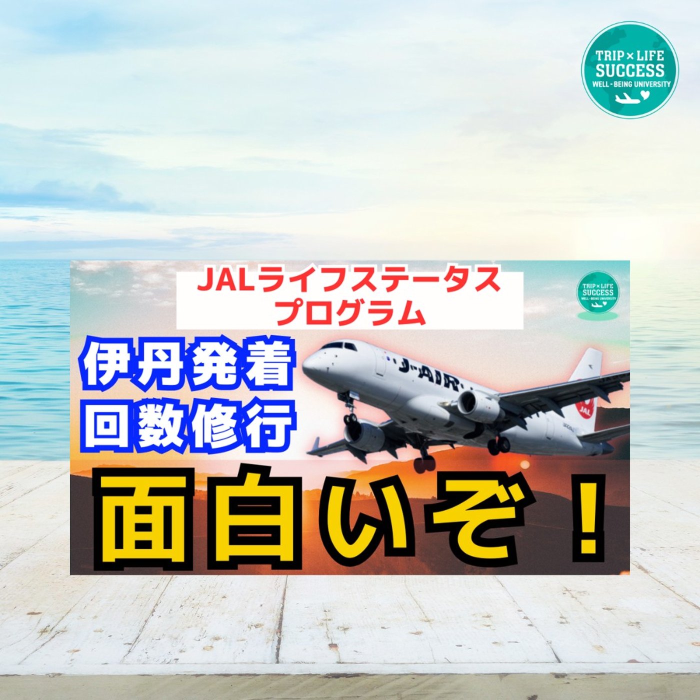 【伊丹発着9レグ!】JAL 効率いい回数修行ルートを解説！ episode artwork