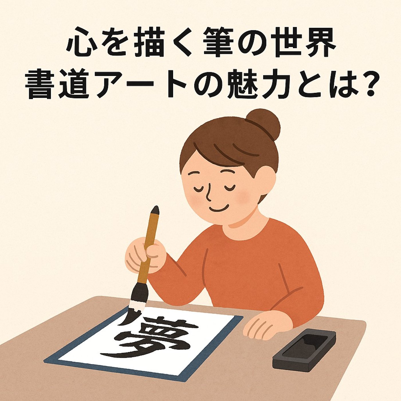 心を描く筆の世界。書道アートの魅力とは？ episode artwork