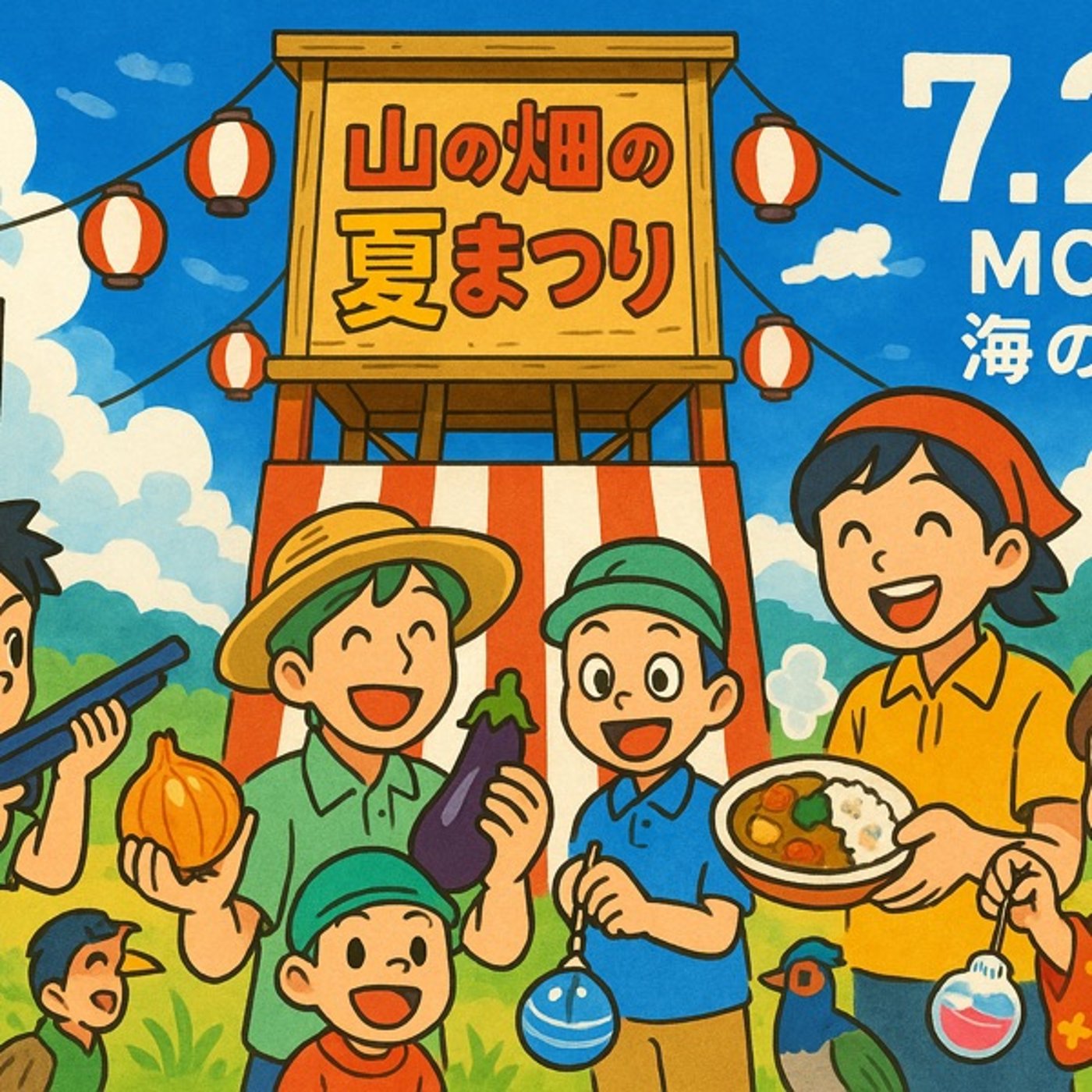 第4回の縁側　夏まつりと福祉の舞台裏-山の畑の夏まつり2025 episode artwork