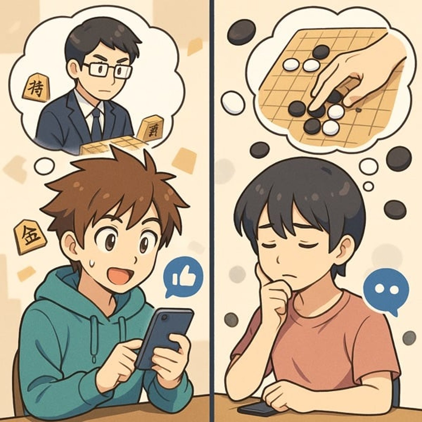 将棋ファンと囲碁ファン、SNS投稿の傾向に大きなちがいが！？