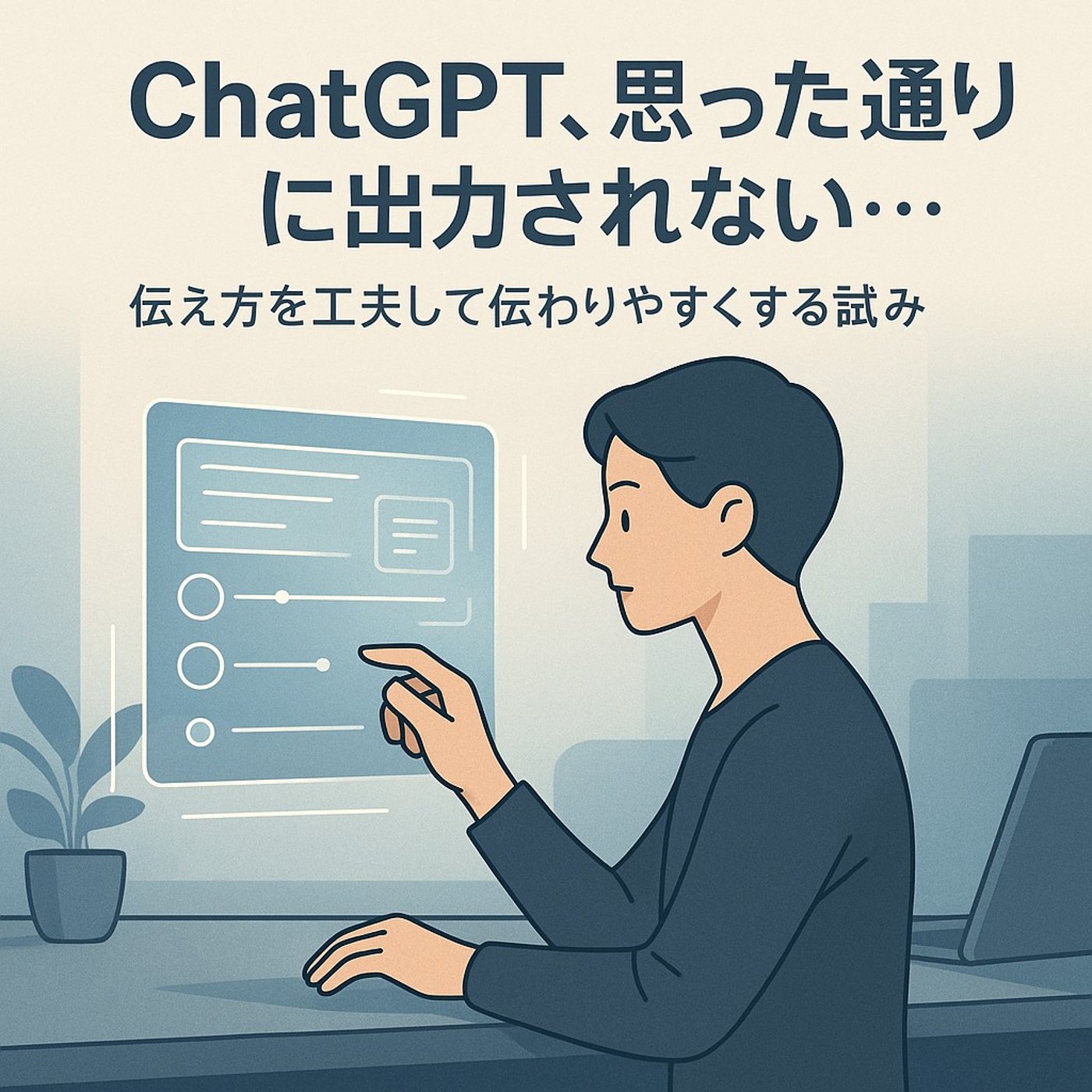 #58 ChatGPT、思い通りに出力されないときは？ episode artwork