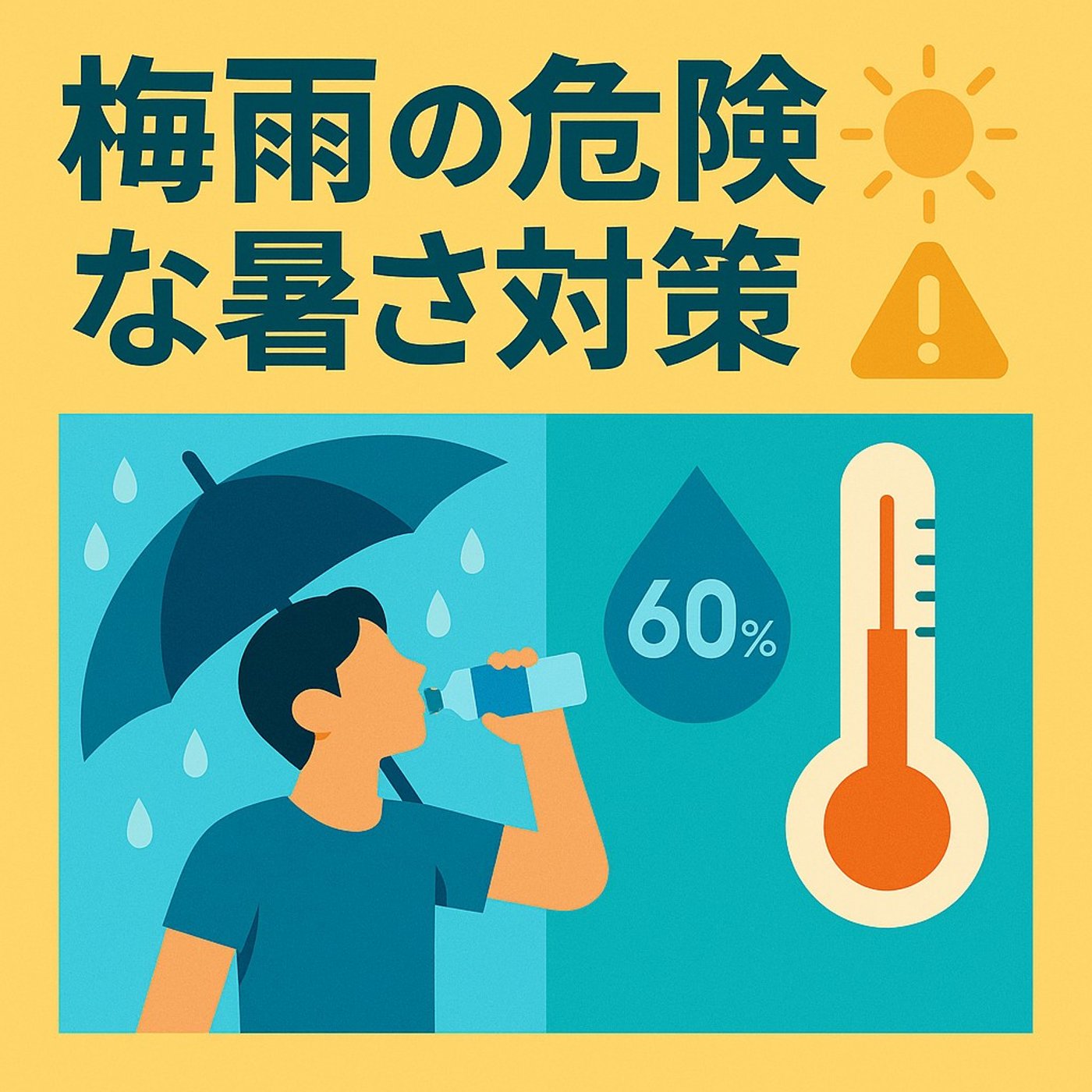 梅雨の“かくれ熱中症”に気をつけよう！今すぐできるシンプルな対策 episode artwork