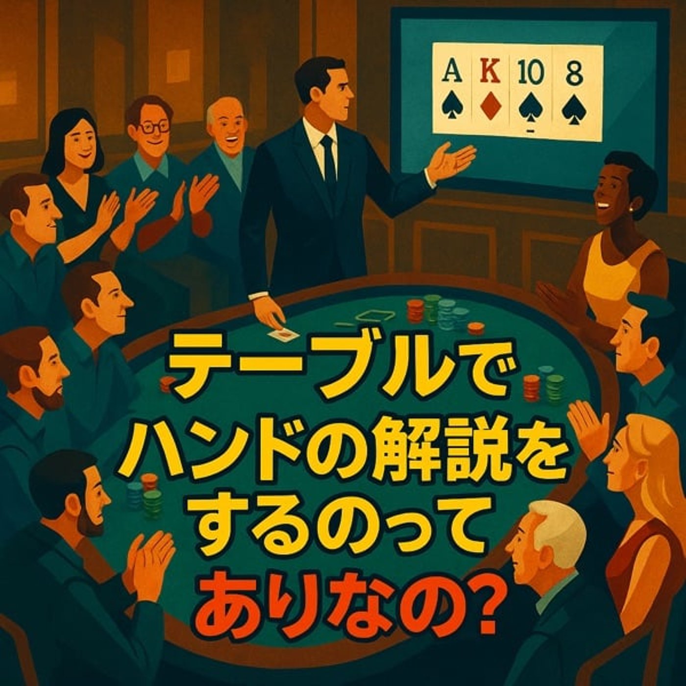 ポーカーラジオ#27 テーブルでハンドの解説をするのはあり?なし? ポーカーラジオ#27 テーブルでハンドの解説をするのはあり?なし?