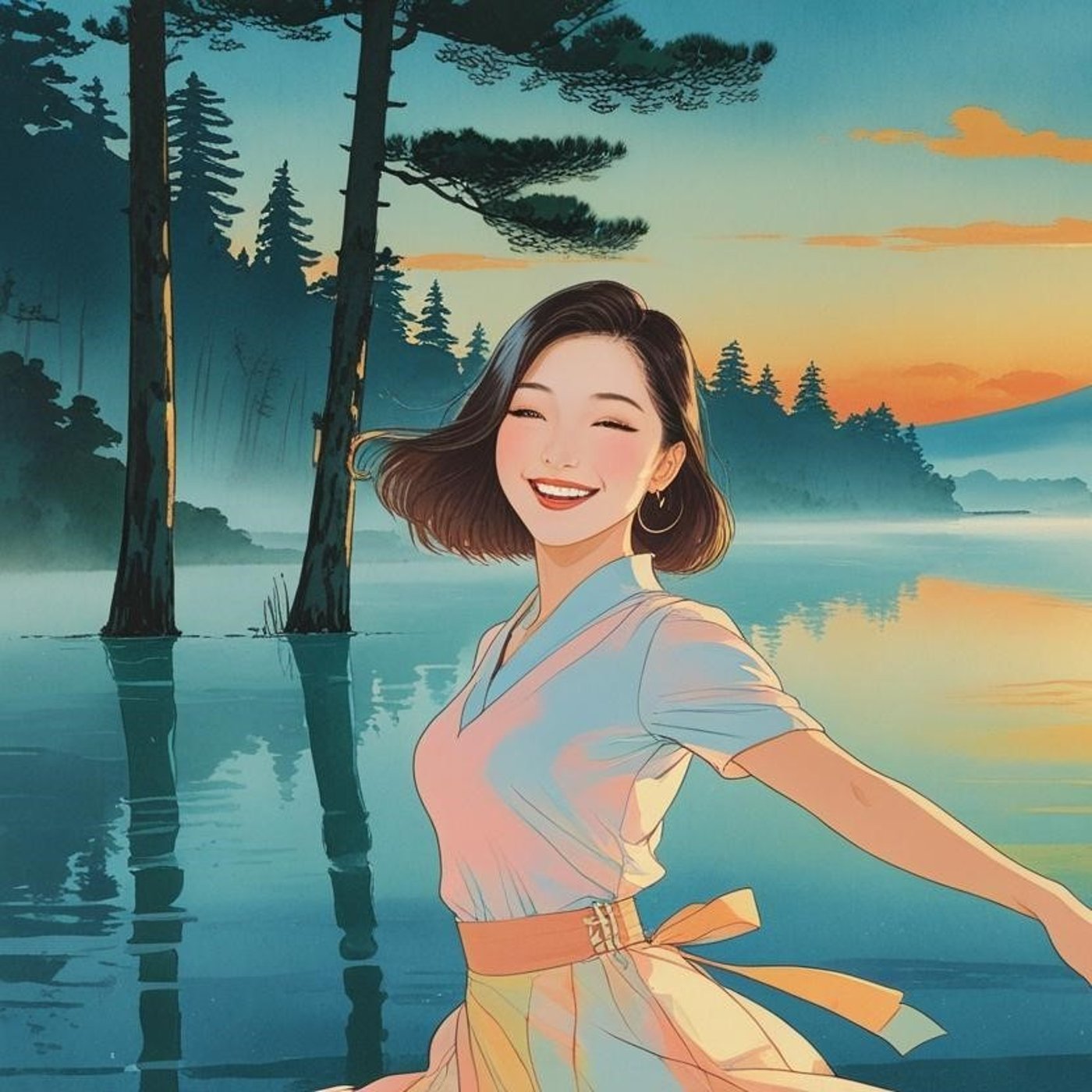 マカミとめぐる城下町の歌「湖面の風」ー風が語り、湖面がまどろむ町、松江― episode artwork