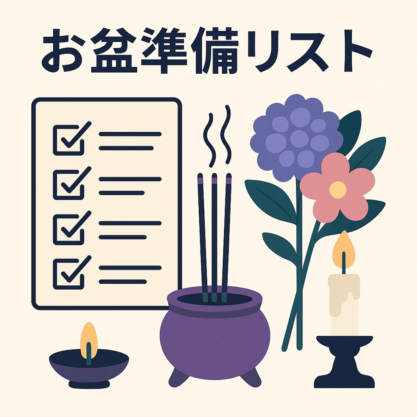 夏に向けて確認したい！お盆の準備チェックリスト episode artwork