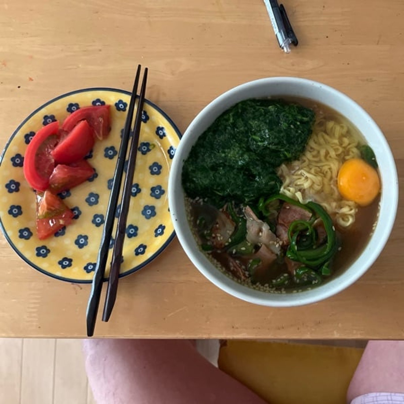 #439 最近のお昼はモロヘイヤのっけラーメン 美味しくてヘビロテです^ ^ episode artwork