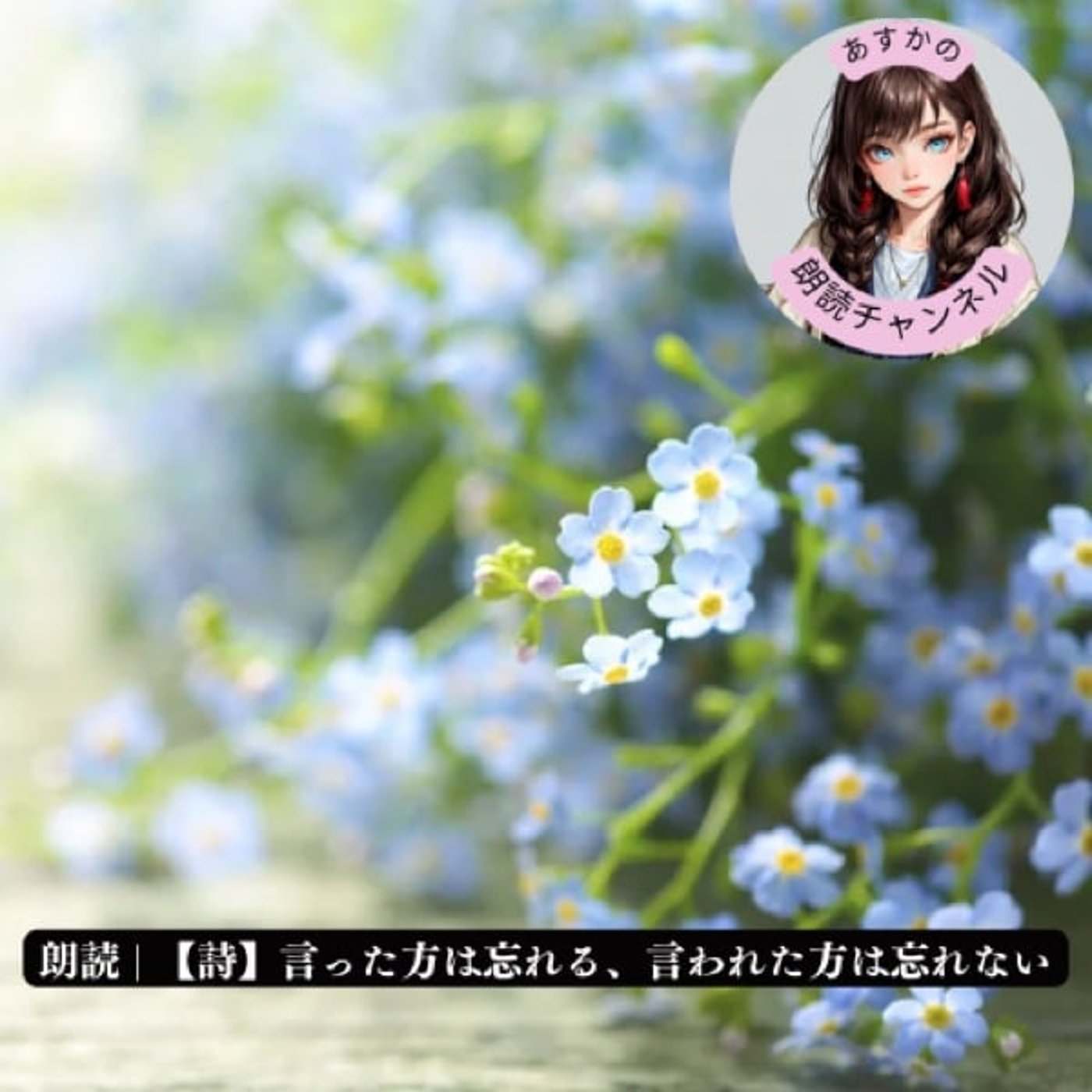 朗読 | 【詩】言った方は忘れる、言われた方は忘れない