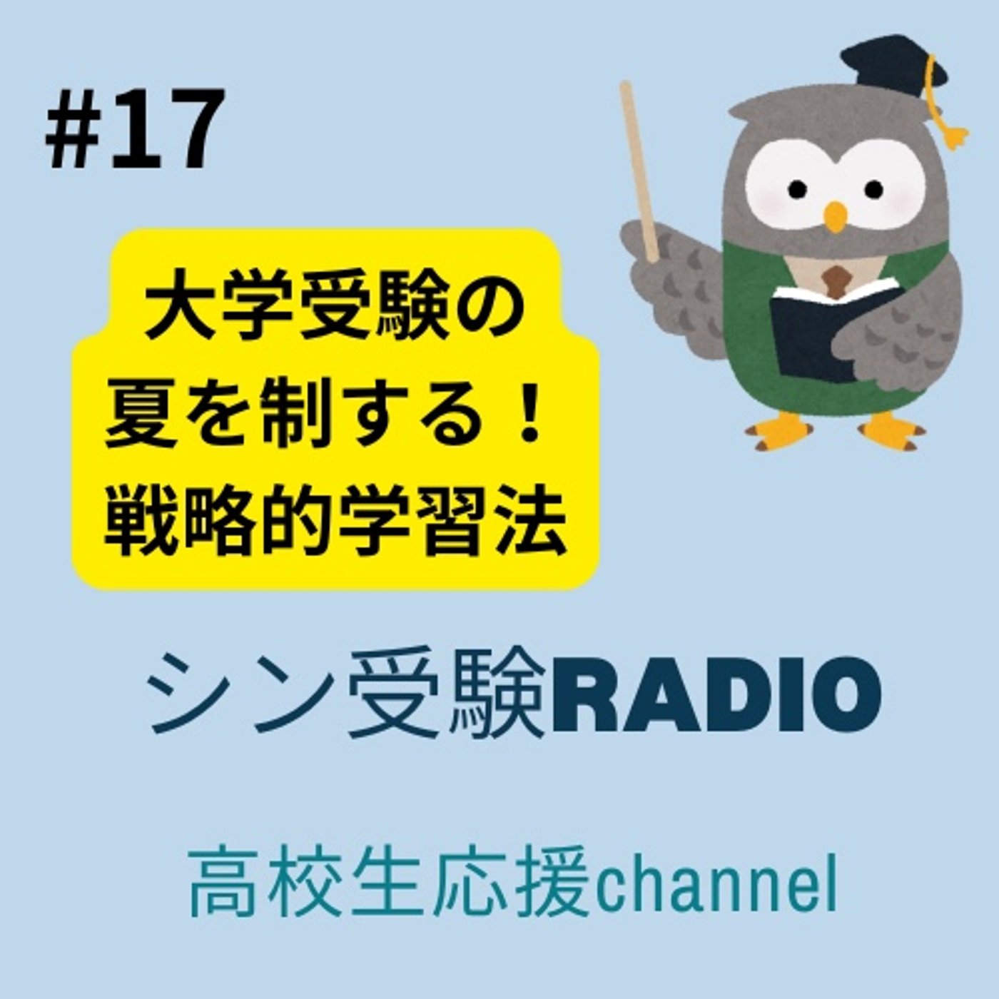 #17 受験生は必聴! 『大学受験の夏を制する！戦略的学習法 』 episode artwork