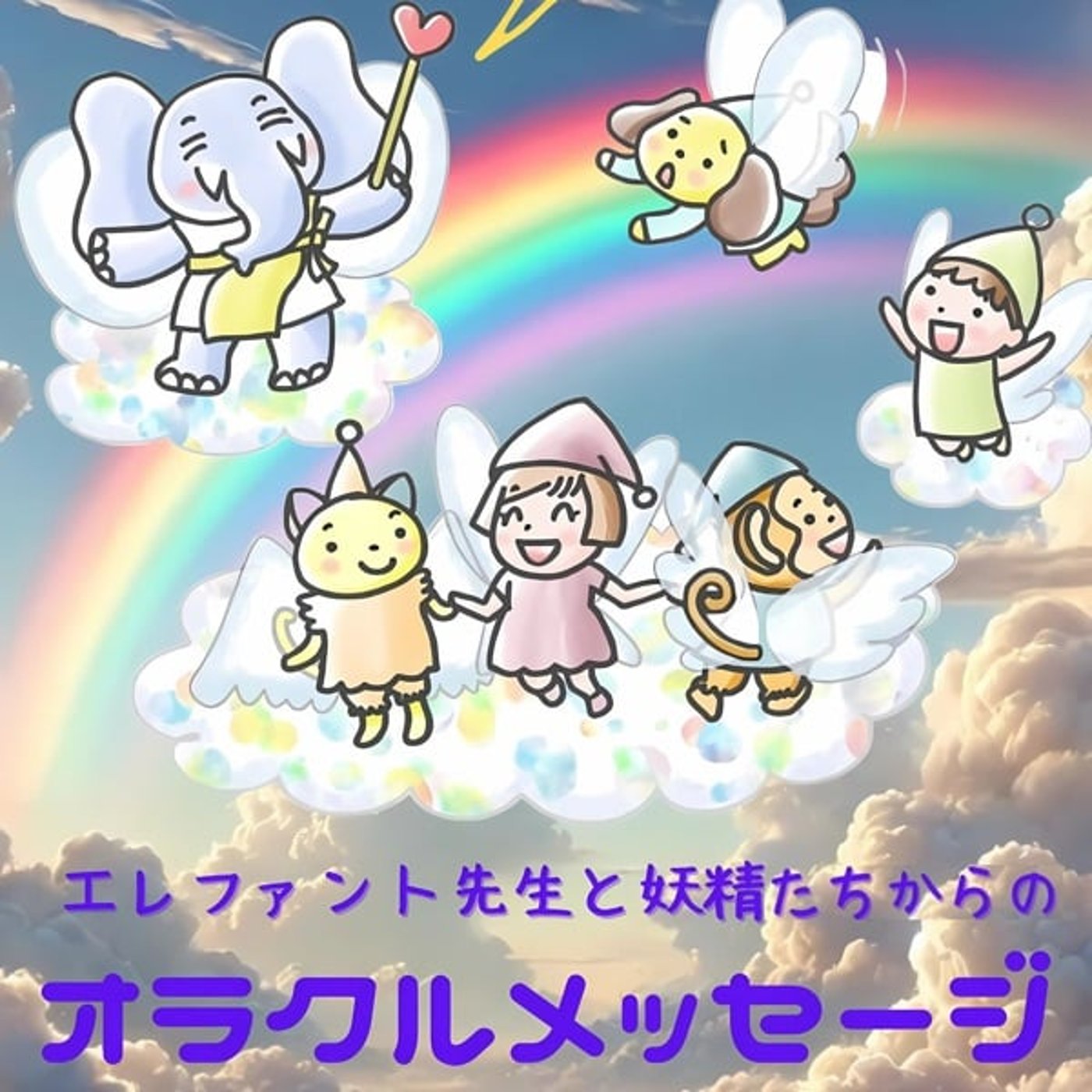 今日のエレファント先生と妖精、おばあちゃんからのメッセージ
