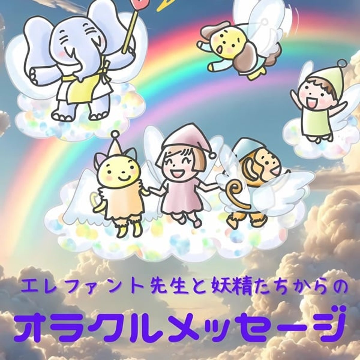 今日のエレファント先生と妖精からメッセージ