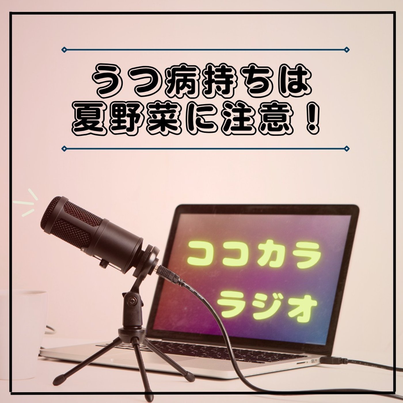 【夜のココラジ】うつ病持ちは夏野菜に注意！