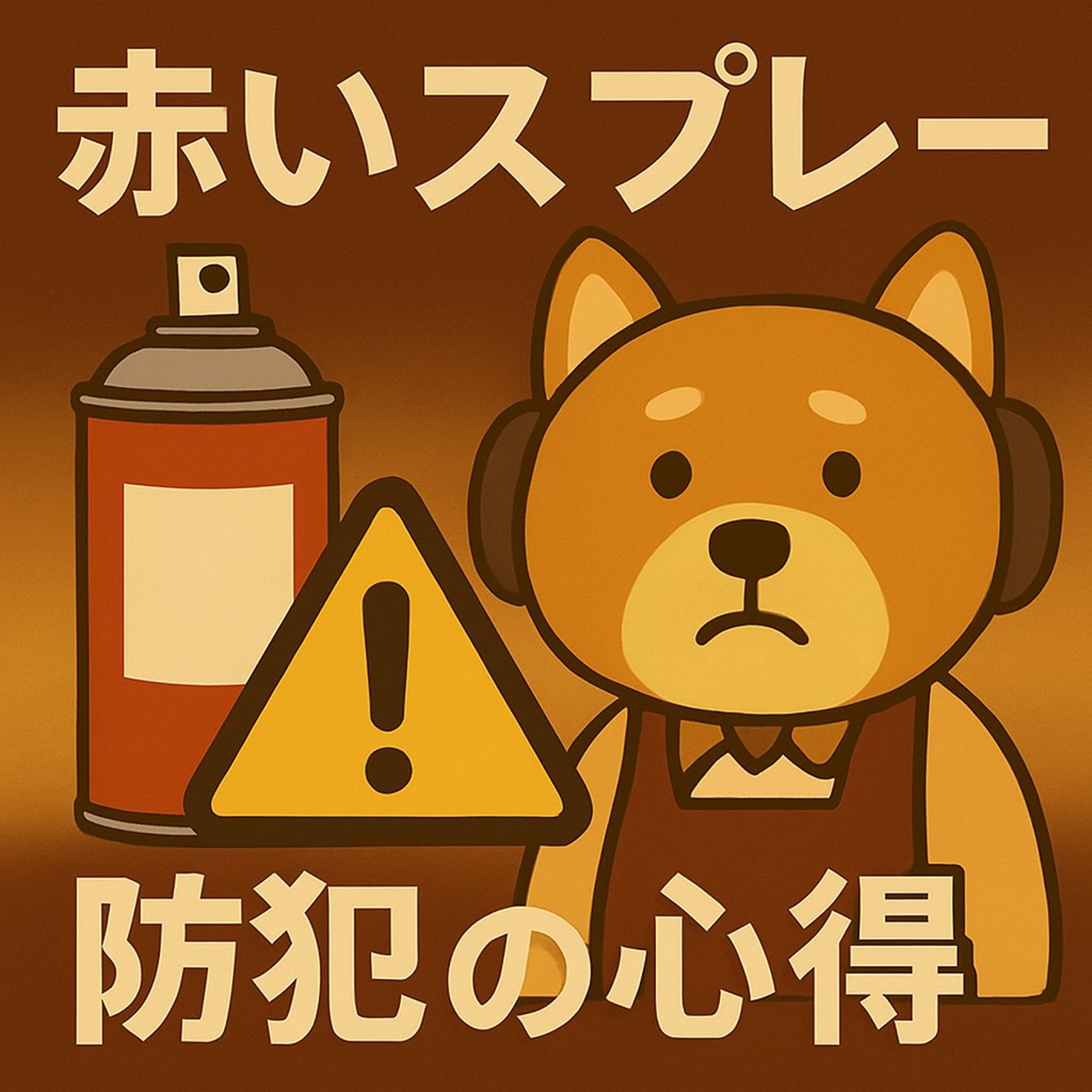 「赤いスプレー通り魔事件から学ぶ、防犯の心得 episode artwork