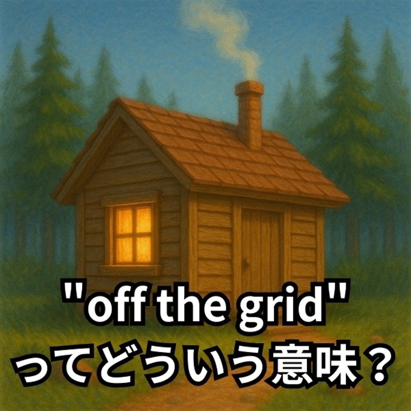 「電気やネットのない生活」って英語でどう表現する？【イディオム解説】
