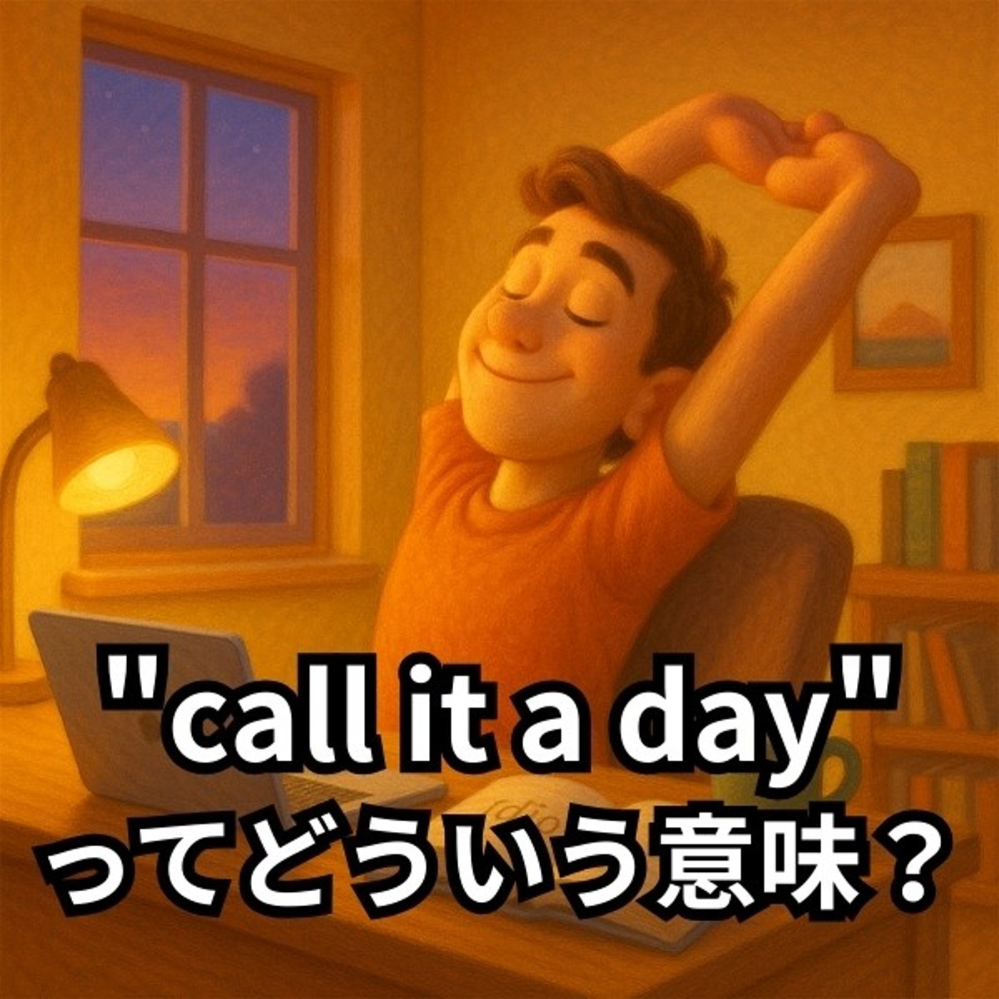 今日の作業はもう終わり！って英語でどう表現する？【イディオム解説】