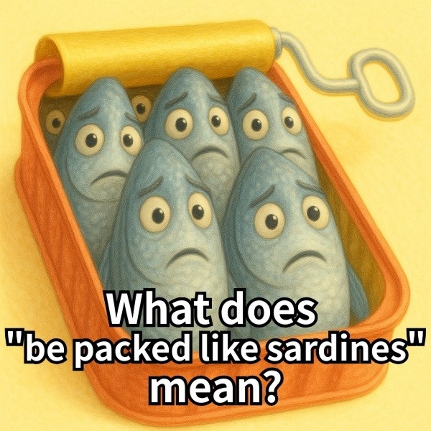 Be Packed Like Sardines – Crowded Idiom