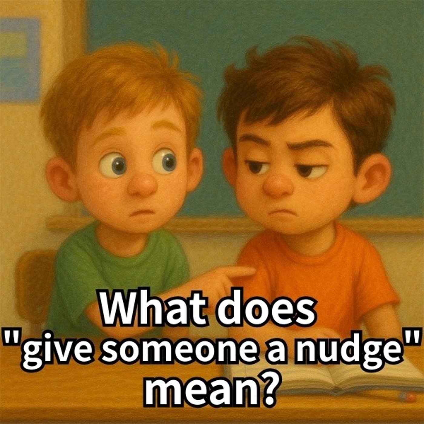 Give Someone a Nudge – Gentle Push Idiom