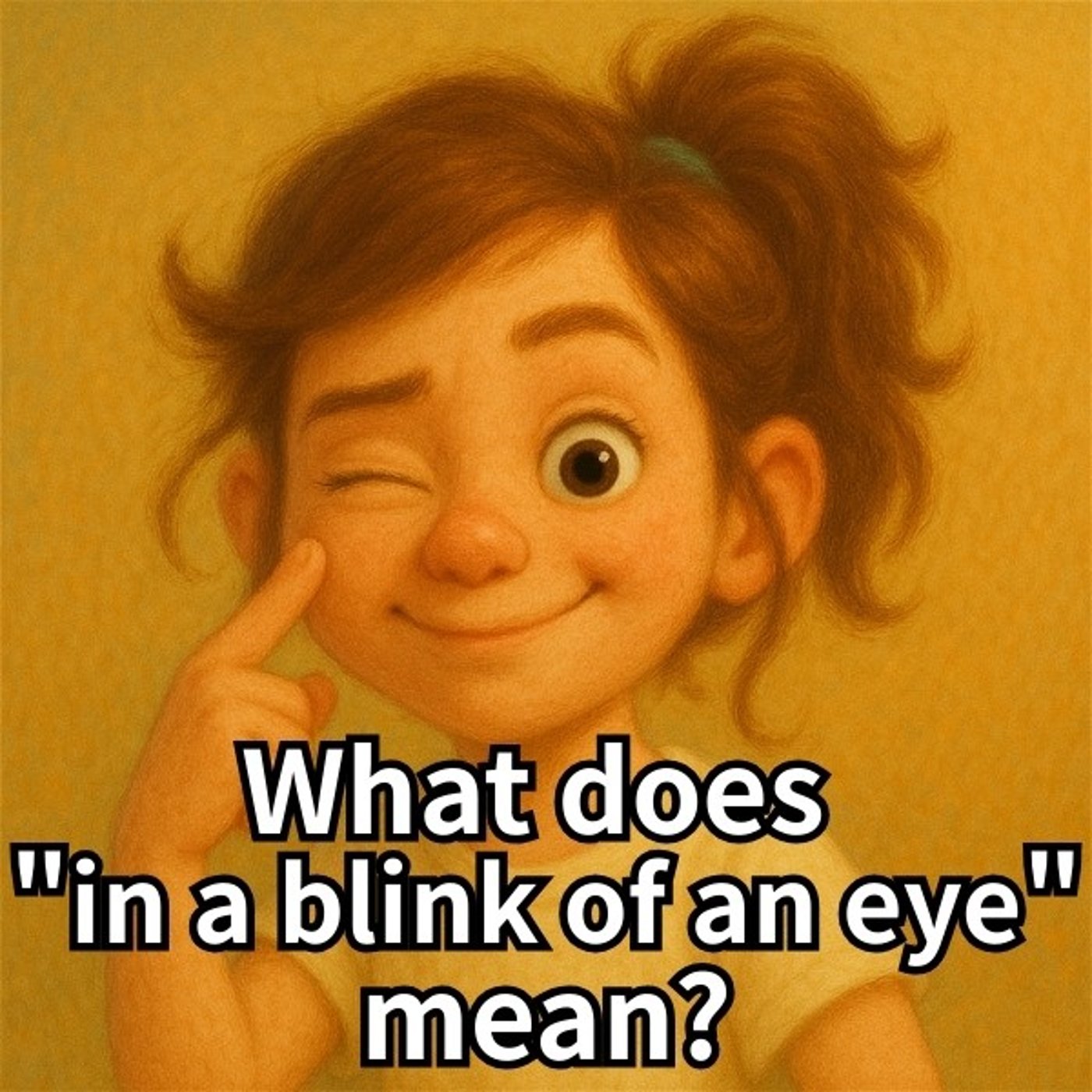 In a Blink of an Eye – Very Fast Idiom