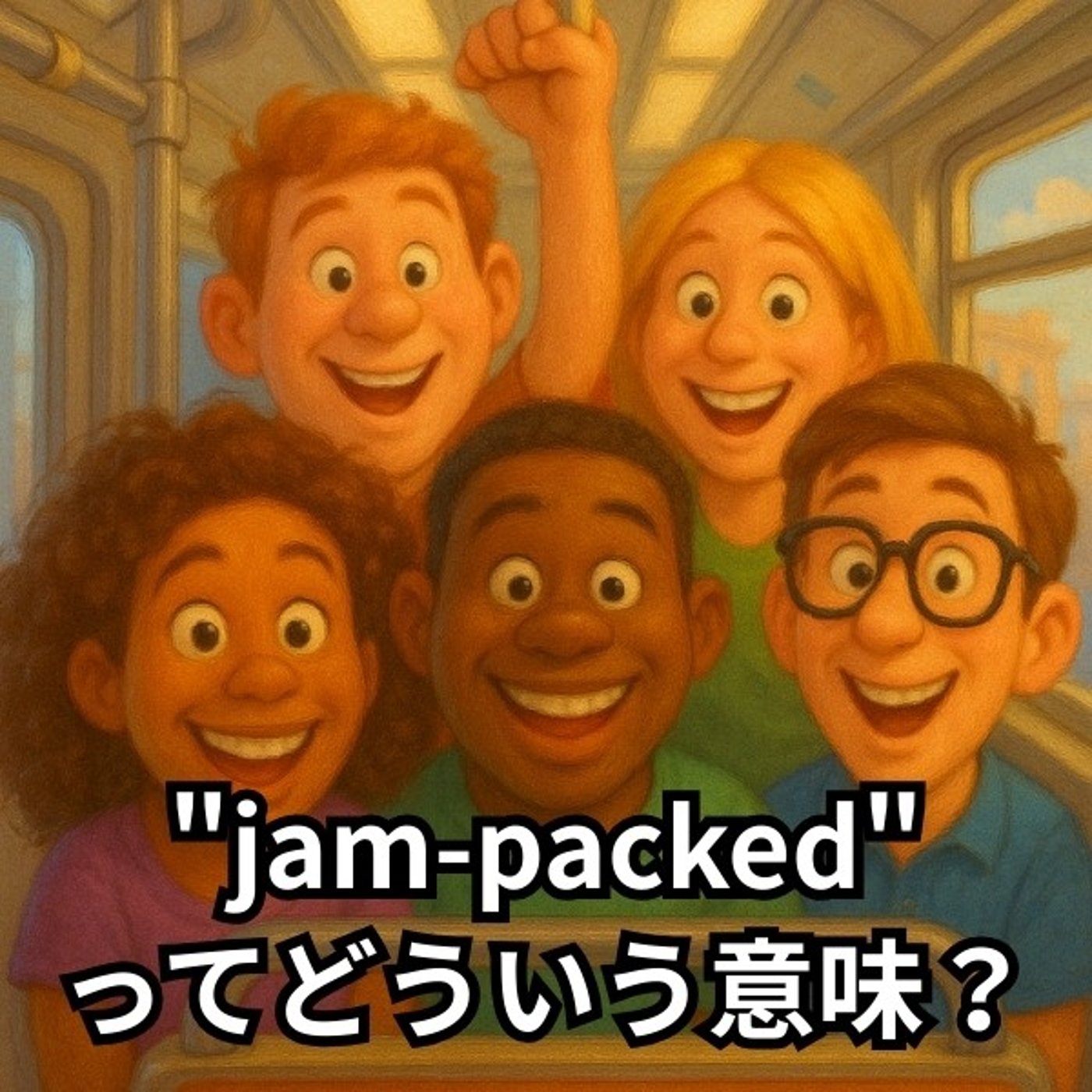 ぎゅうぎゅう詰め！って英語でどう表現する？【イディオム解説】